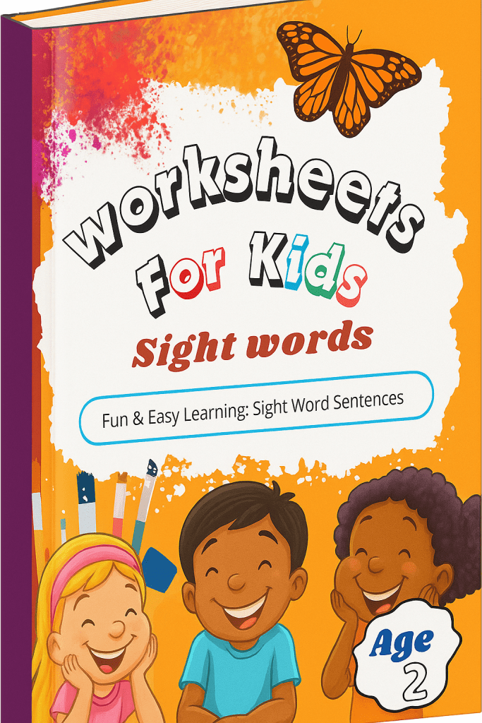 Worksheets for kids sight words